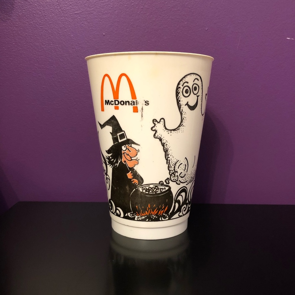 Vintage Halloween 1980s McDonald’s Plastic Cup